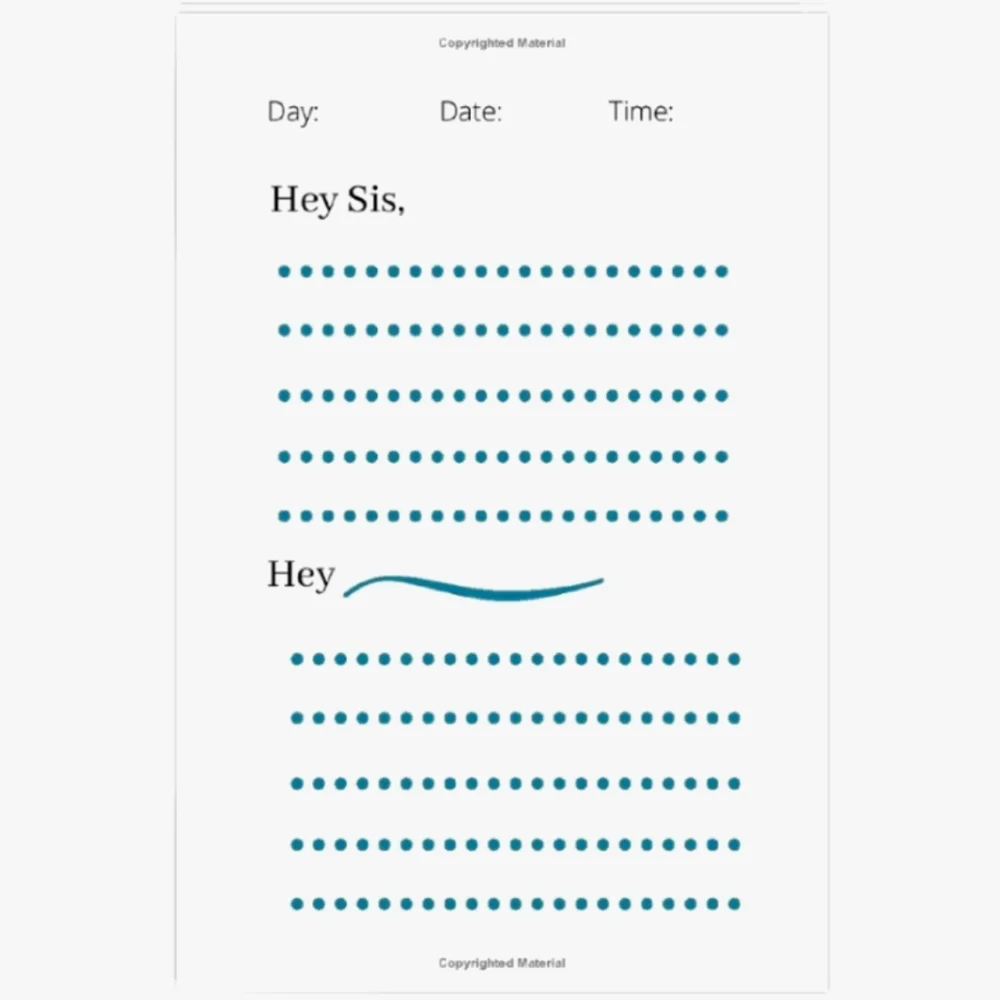 NEW Hey Sis: The 90 Day Journal for the Loss of a Sister